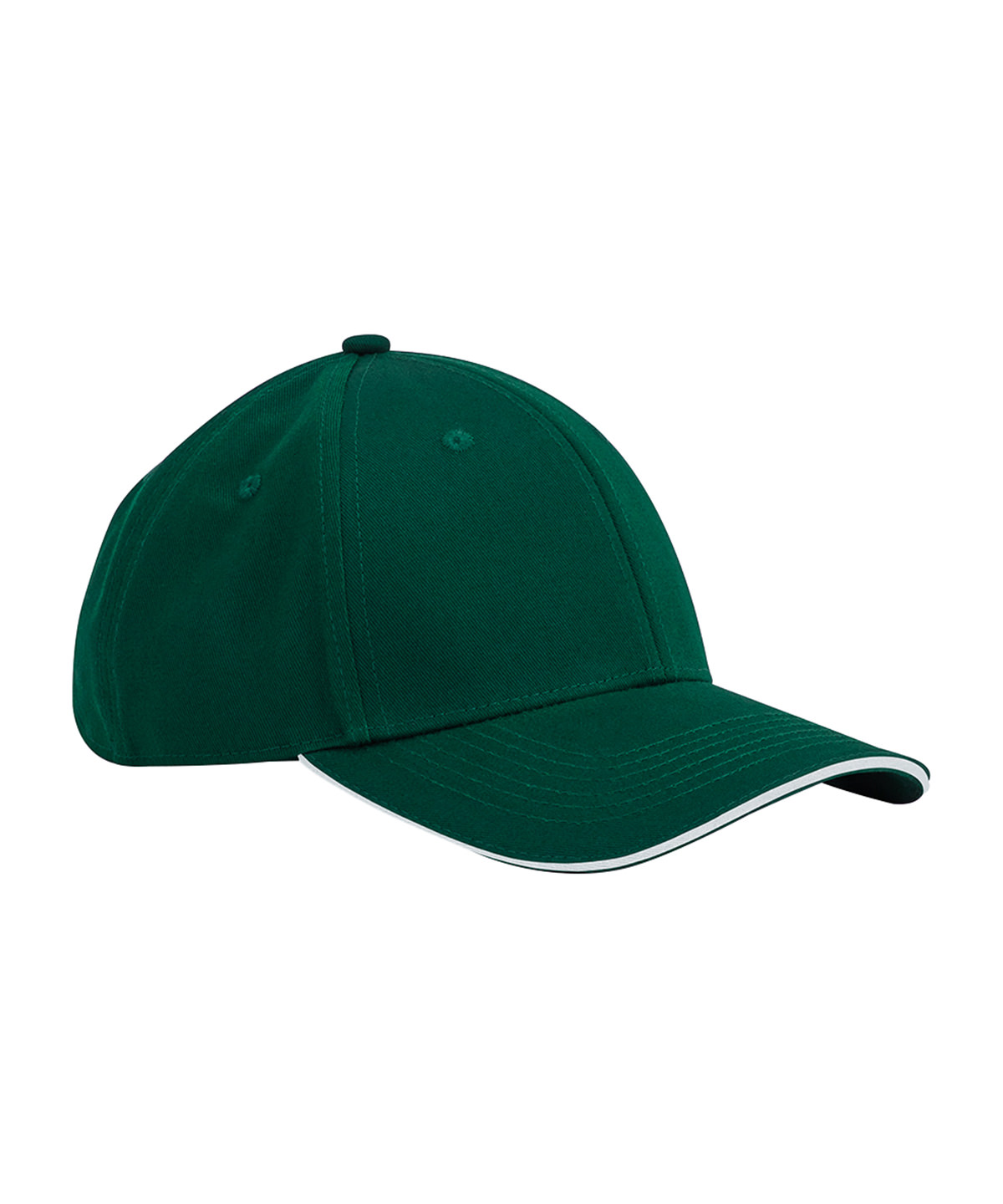 EarthAware® classic organic cotton 6-panel cap sandwich peak