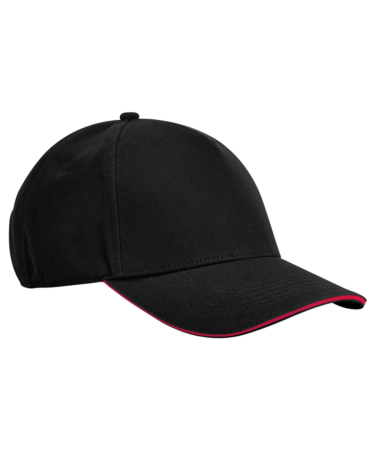 EarthAware® classic organic cotton 5-panel cap sandwich peak