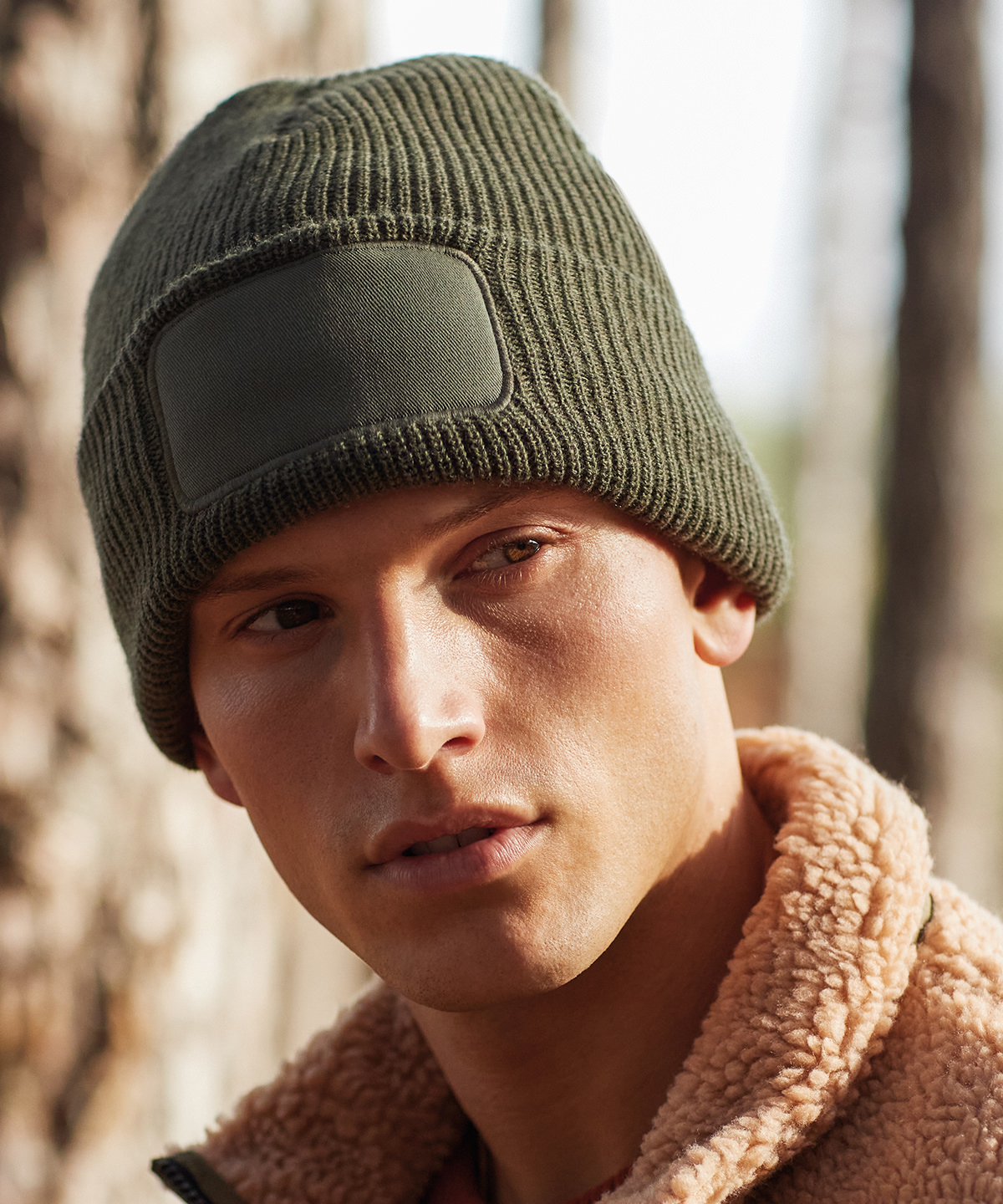 Thinsulate patch beanie