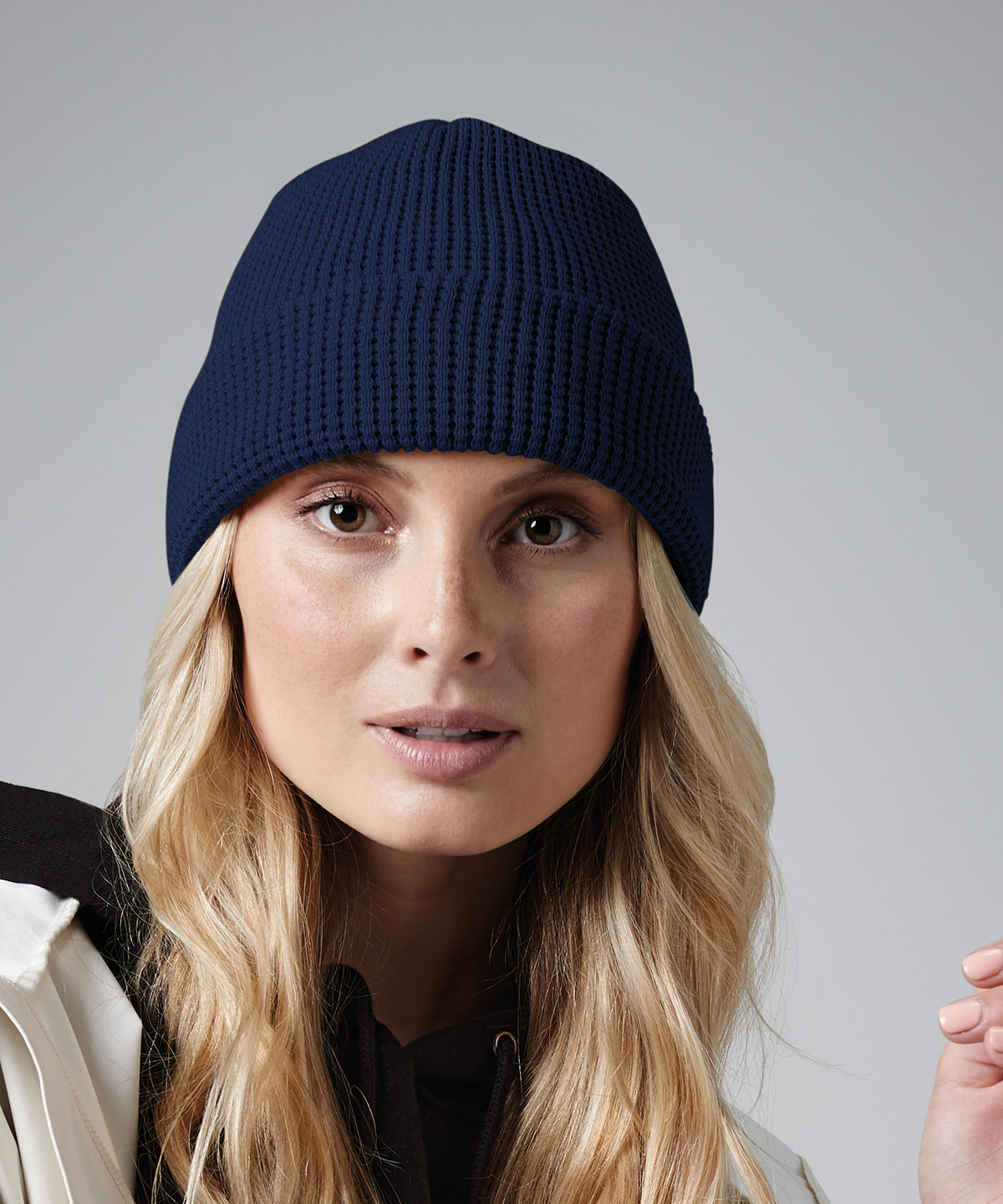 Organic cotton waffle beanie 1 Organic cotton waffle beanie