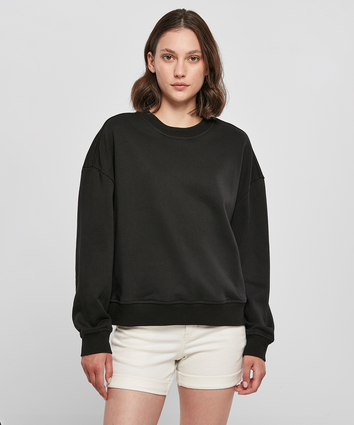 Womens oversized crew neck sweatshirt