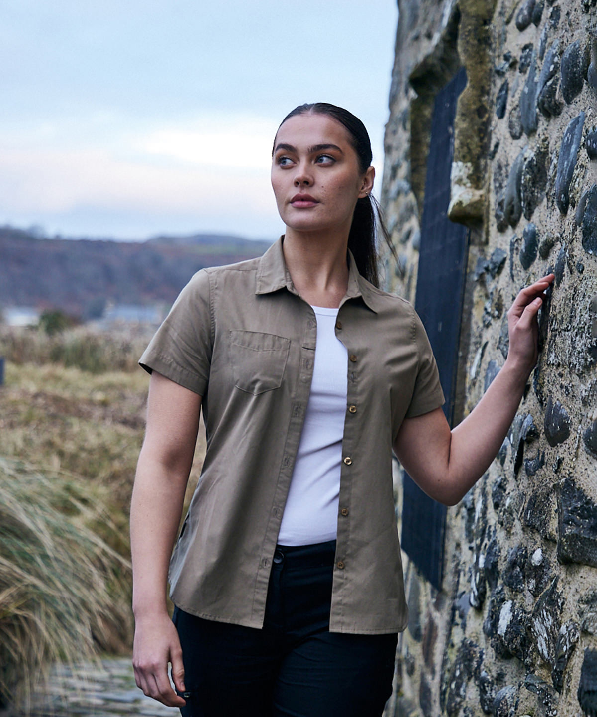 Expert womens Kiwi short-sleeved shirt