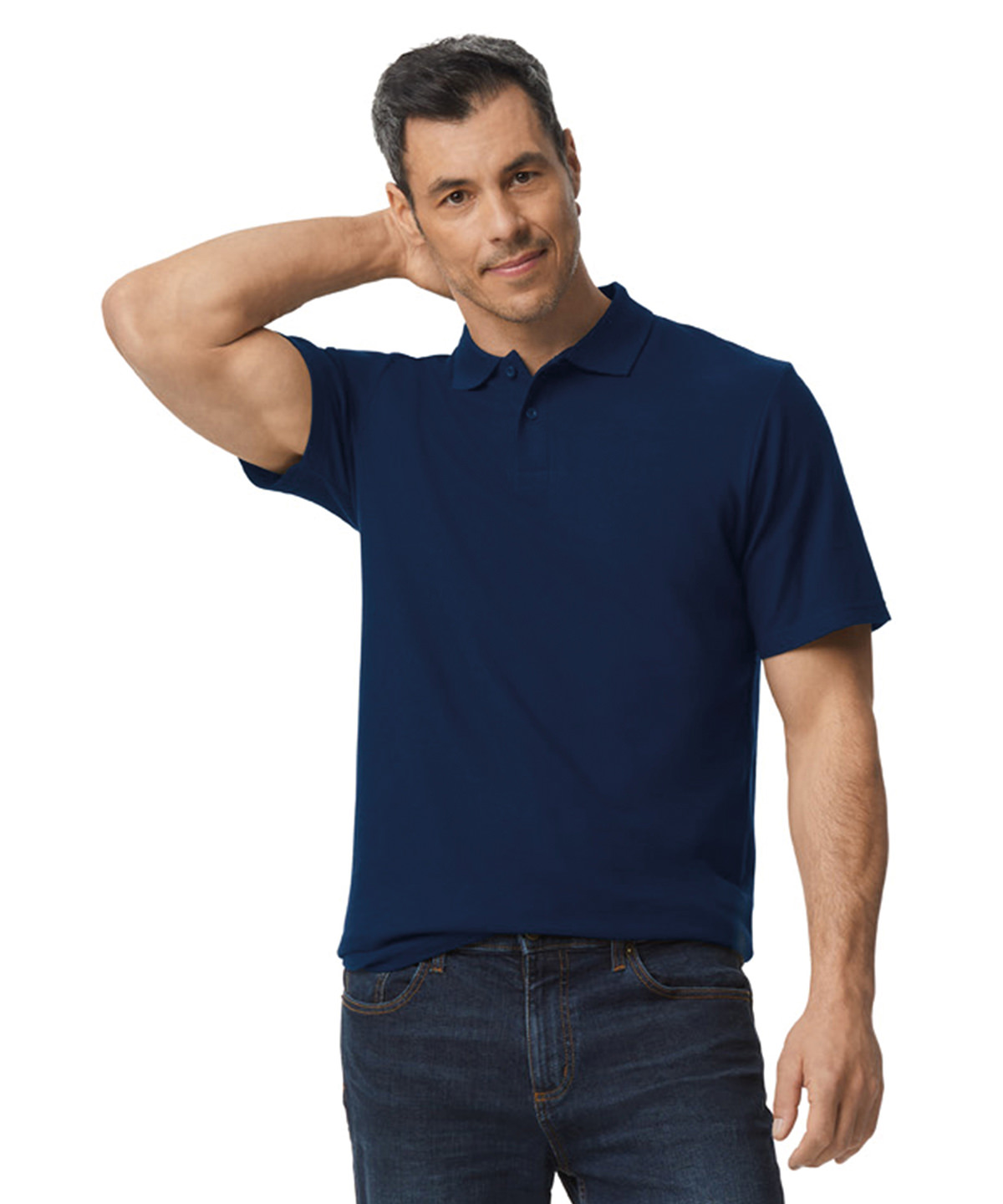 Softstyle adult double piqué polo