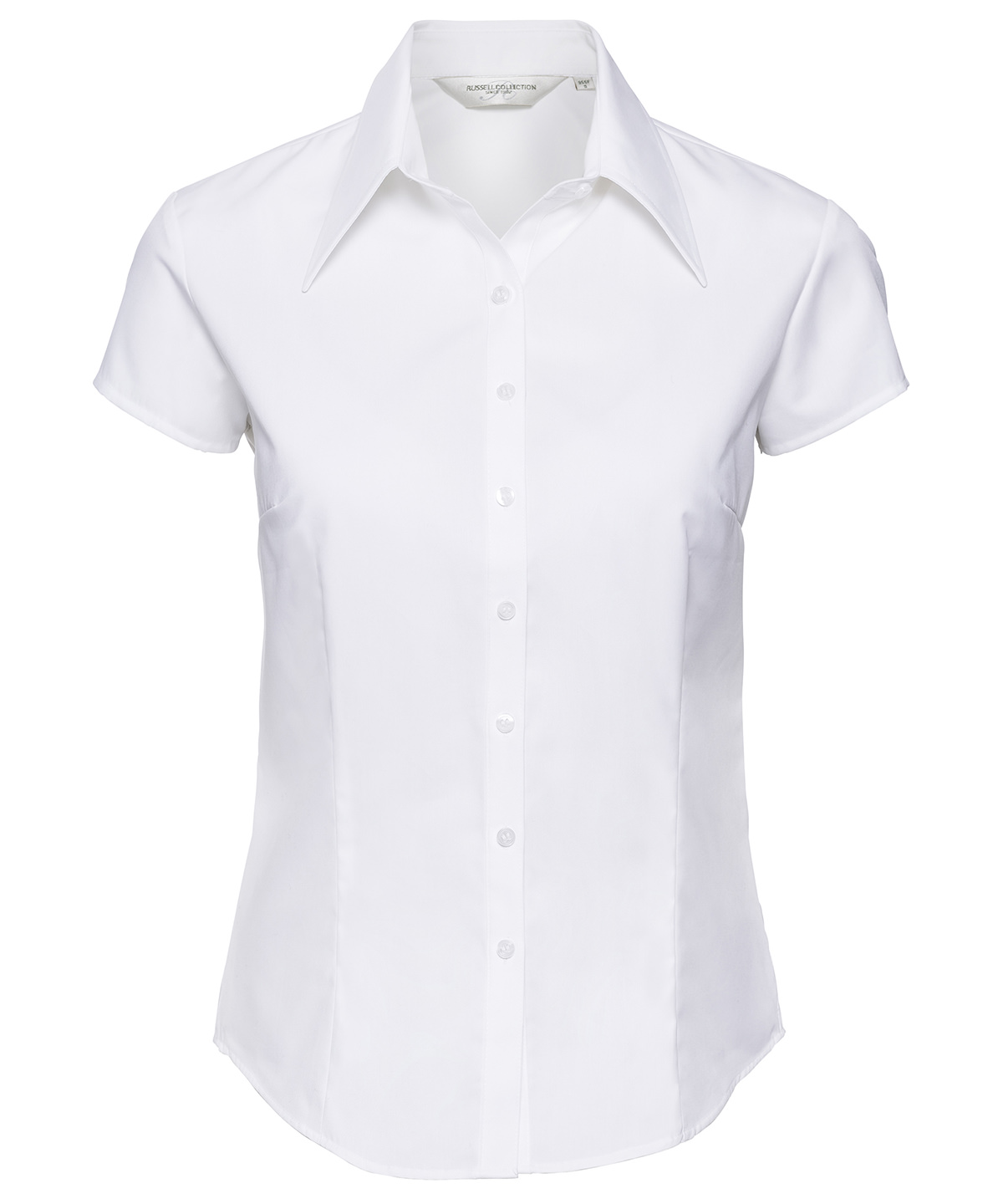 Womens cap sleeve Tencel® fitted shirt