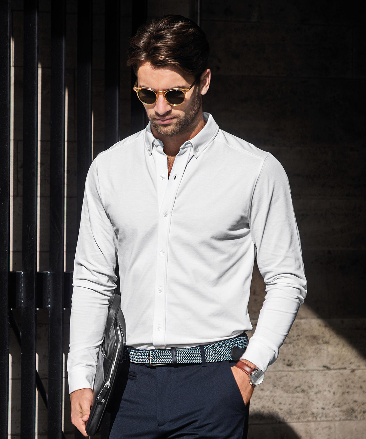 Kingston stretch deluxe piqué shirt