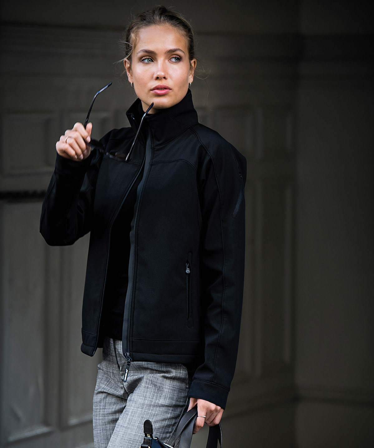 Womens Duxbury fashionable performance softshell jacket