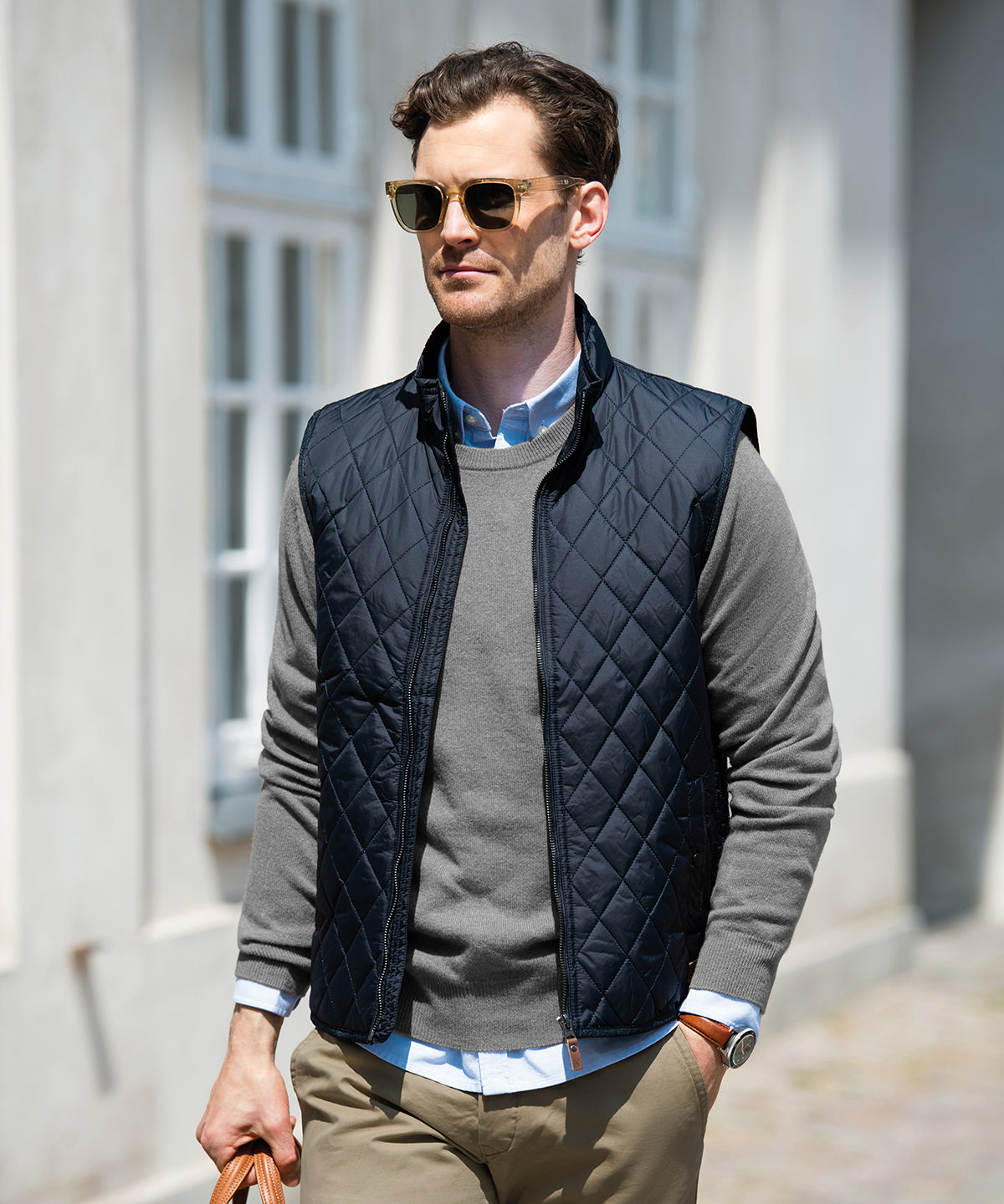 Camden diamond quilted gilet