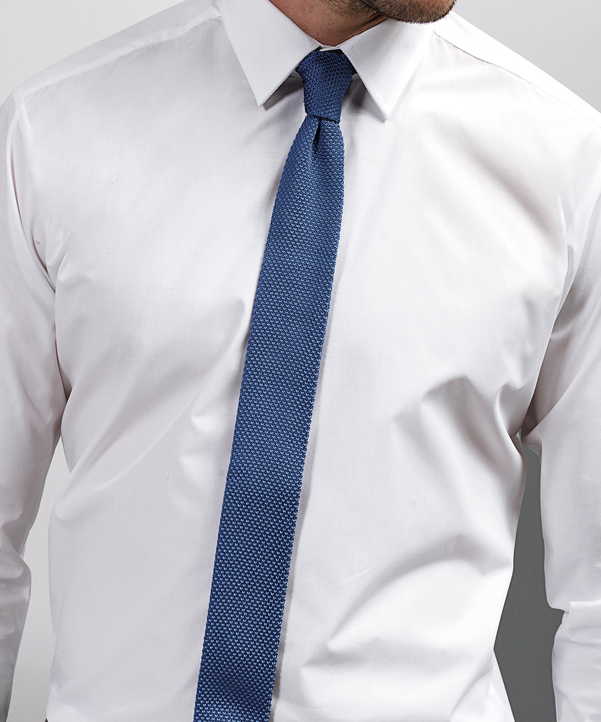 Slim knitted tie 1 Slim knitted tie