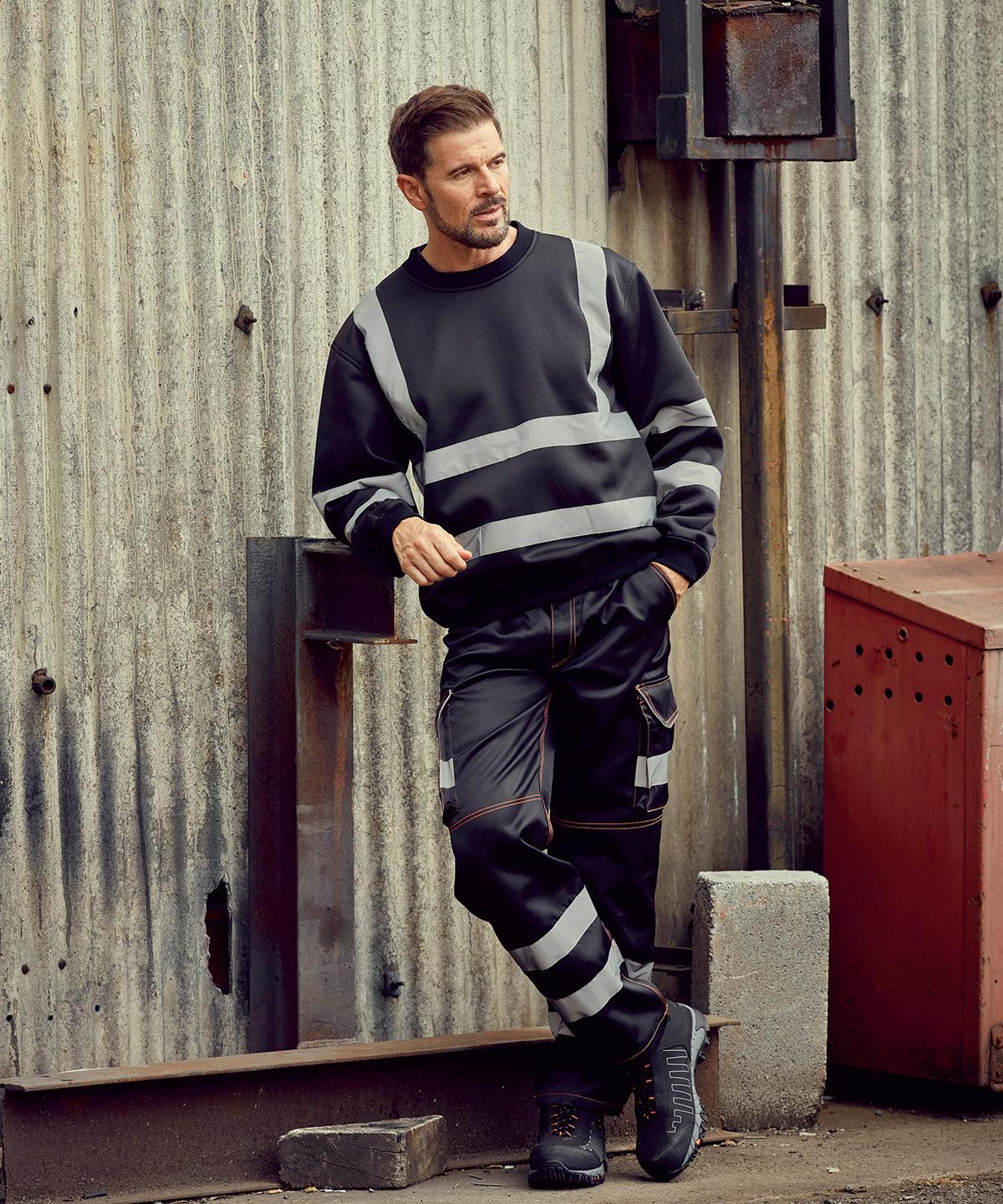 Hi-vis sweatshirt (HVJ510) 1 Hi-vis sweatshirt (HVJ510)
