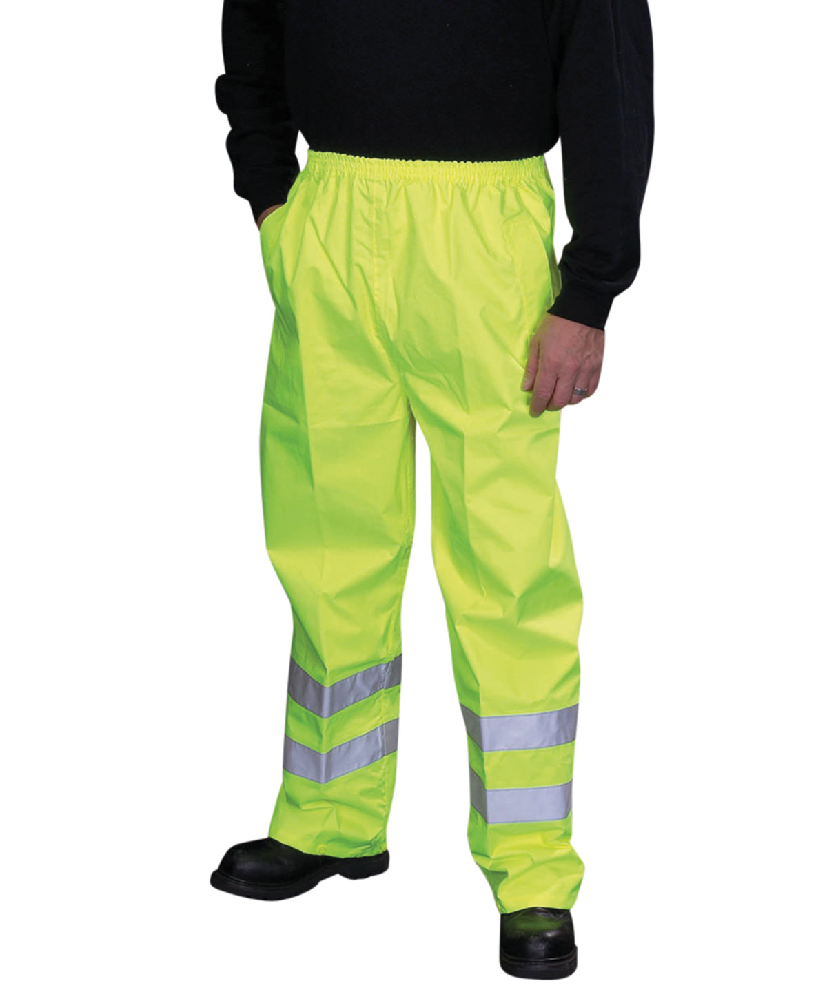 Hi-vis waterproof overtrousers (HVS461) 1 Hi-vis waterproof overtrousers (HVS461)